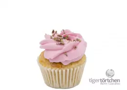 Apfel-Lavendel Cupcake: Apfel-Mandel-Cupcake und Lavendel-Creme (ohne Gluten)