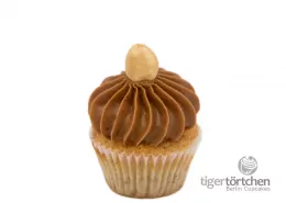Birne-Nuss Cupcake: Birne-Nuss-Cupcake und Nougat-Creme (ohne Gluten)