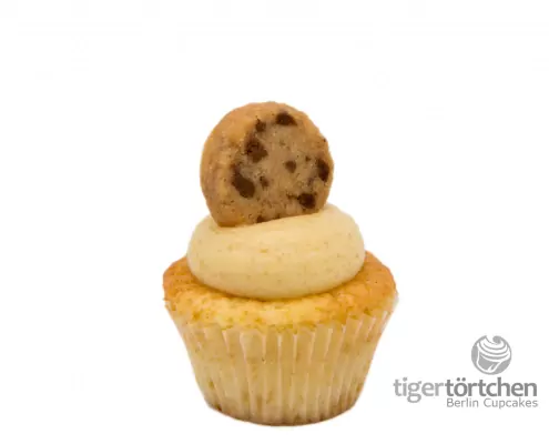 Cookie-Dough Cupcake: Vanille-Cupcake und Plätzchenteig-Creme