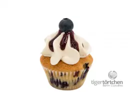 Lemon-Berry Cupcake: Zitronen-Heidelbeer-Cupcake und Zimt-Creme