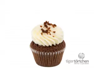 Samt-Tiger Cupcake Samt-Tiger Cupcake: Samtig-herber Cupcake und frische Zitronen-Creme
