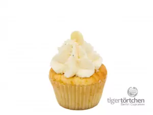 White-Tonka Cupcake White-Tonka Cupcake: Vanille-Tonka-Cupcake und White-Schoko-Creme