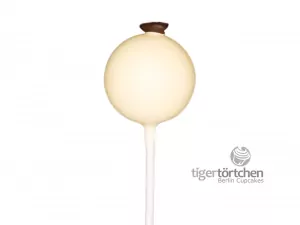 Cappuccino Pop Cake-Pop Cappuccino Pop Cake-Pop: Schoko-Kaffee-Kuchen mit weißer Schokoladenhülle