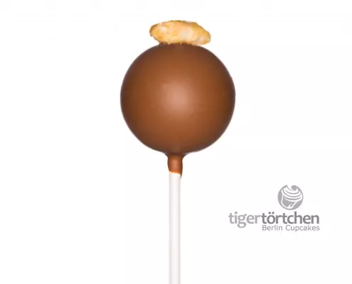 Feine-Mandel Cake-Pop: Schoko-Mandel-Kuchen mit Vollmilch-Schokoladenhülle