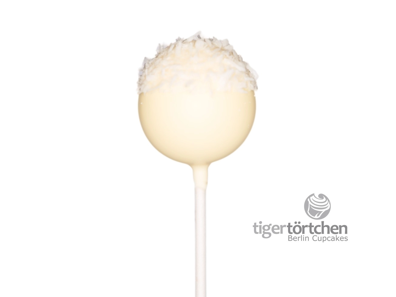 Kokos Pop Cake-Pop Kokos Pop Cake-Pop: Kokoskuchen mit weißer Schokoladenhülle