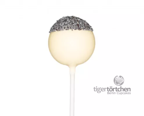 LeMohn Pop Cake-Pop: Zitronen-Mohn-Kuchen mit weißer Schokoladenhülle