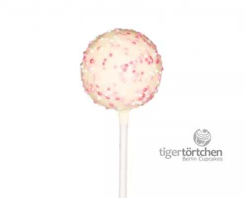 Princess Pop Cake-Pop: Schoko-Kuchen mit weißer Schokoladenhülle