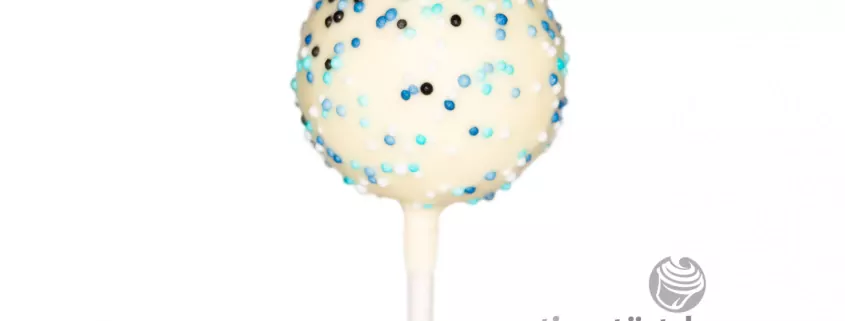 Ritter Pop Cake-Pop: Schoko-Kuchen mit weißer Schokoladenhülle