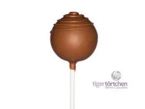 Schoko-Nuss Cake-Pop Schoko-Nuss Cake-Pop: Schoko-Haselnuss-Kuchen mit Vollmilch-Schokoladenhülle