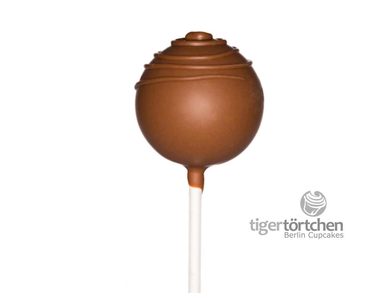 Schoko-Nuss Cake-Pop: Schoko-Haselnuss-Kuchen mit Vollmilch-Schokoladenhülle