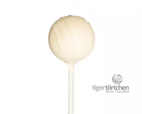 Tonka Pop Cake-Pop: Tonka-Kuchen mit weißer Schokoladenhülle