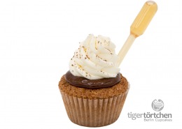Hazel-Rum Cuptail: Schoko-Nuss-Cupcake und Creme-Topping mit Rum-Infusion (ohne Gluten)