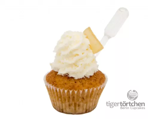 Piña-Colada Cuptail: Veganer Ananas-Cupcake und Kokos-Topping mit Kokos-Rum-Infusion