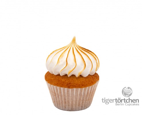 Lemon-Schock Cupcake: Zitronen-Cupcake und Lemon Curd mit Baiser-Topping