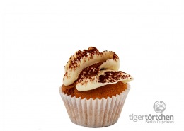 Tiramisu Cupcake: Vanille-Espresso-Cupcake und Mascarpone-Creme mit Kakao