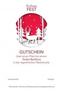 Backkurs Gutschein Torte Berlin Mitte Weihnachtsgeschenk