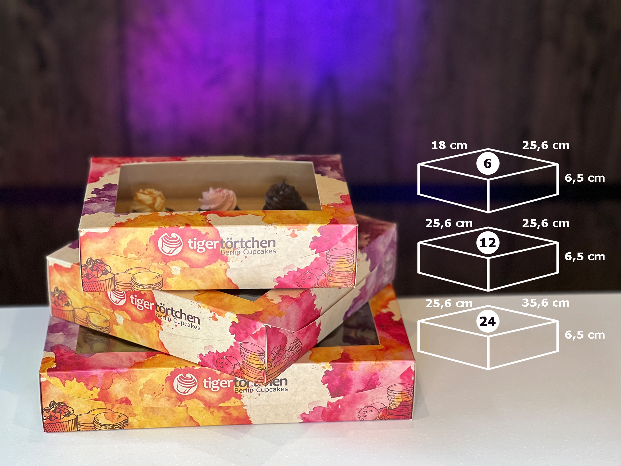 tigertörtchen Cupcake Boxen Berlin tigertörtchen Cupcake Boxen Berlin