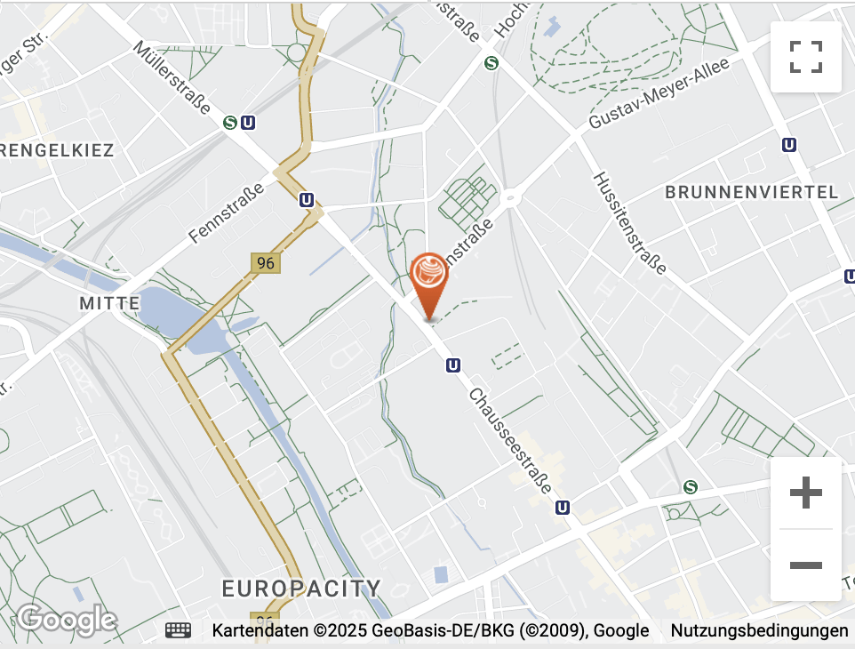 GoogleMaps_Chausseestraße Google Maps Cupcake Café Chausseestraße 60 Berlin