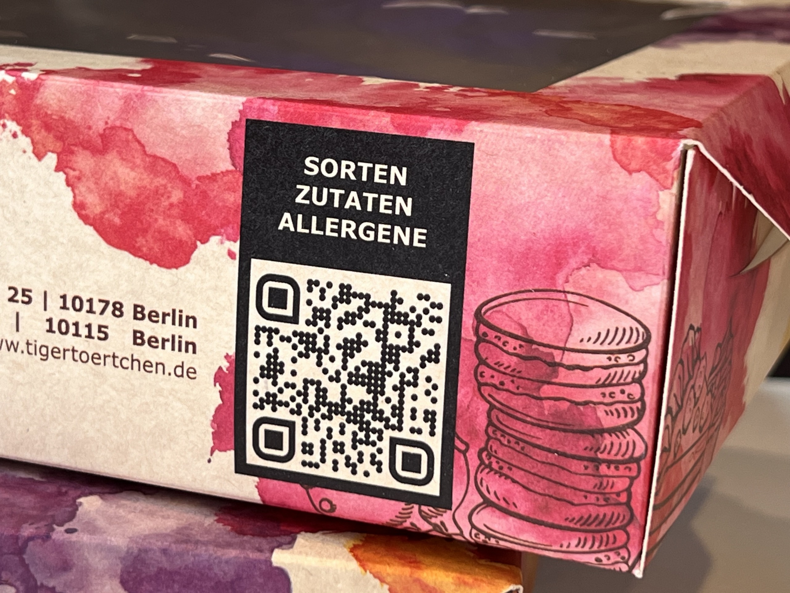 QR Code Sorten QR Code Sorten und Allergene